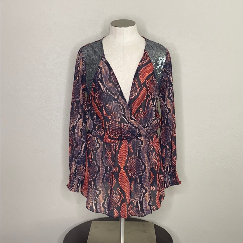 Snake print shirt